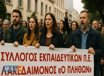 Στήριξη εκπαιδευτικών απέναντι στις πειθαρχικές διώξεις για συμμετοχή σε απεργία-αποχή.